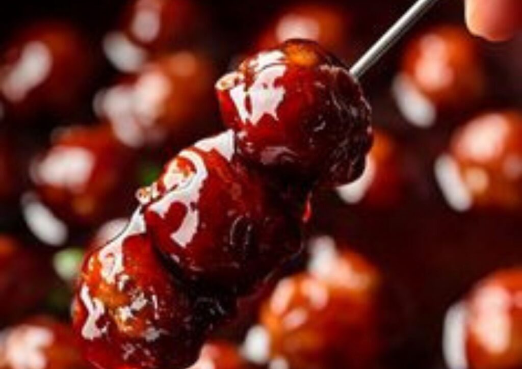 Halloween food ideas: Bloody Halloween Meatballs