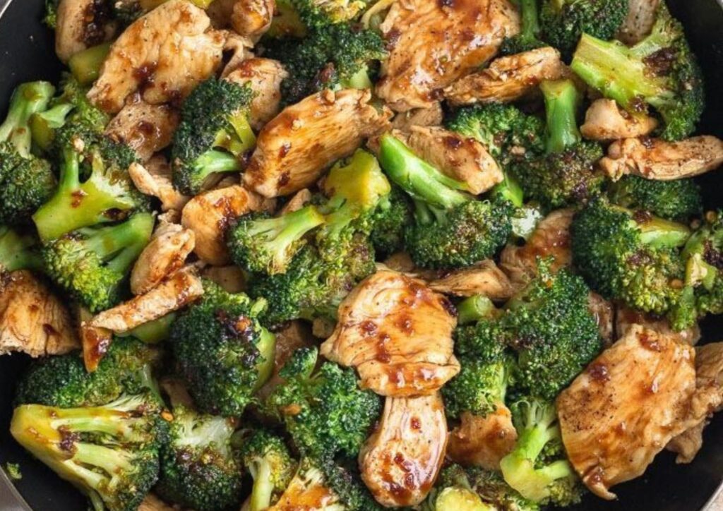 Easy chicken and broccoli stir-fry
