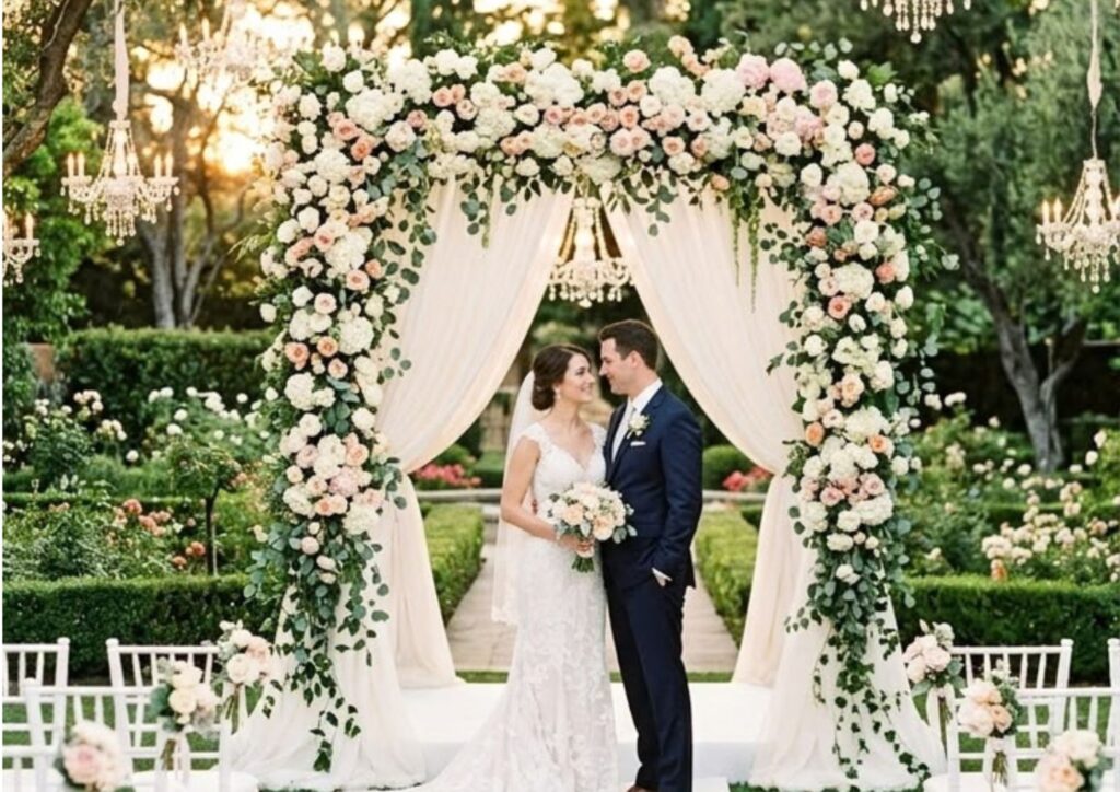 Simple floral arrangements for an intimate wedding